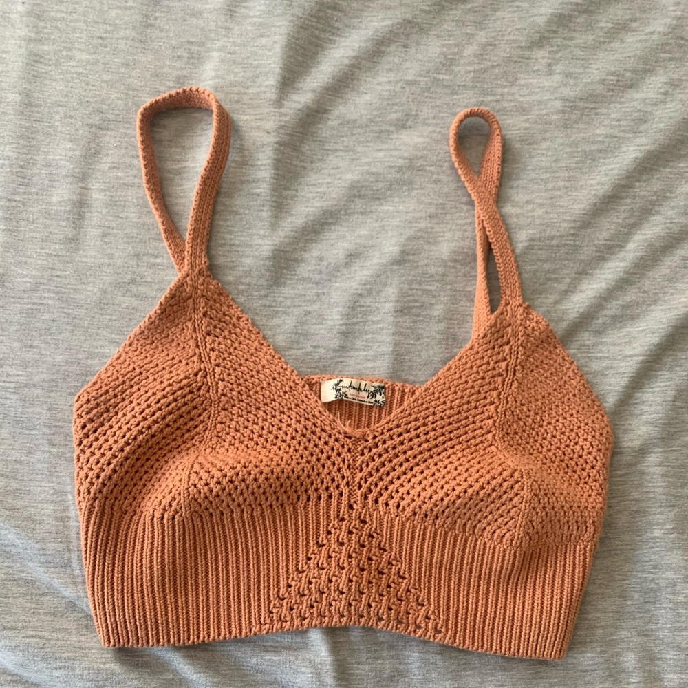 Free people crochet top